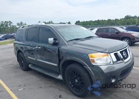 2012 Nissan Armada Platinum z USA, uszkodzony, nr VIN 5N1BA0NFXCN608503